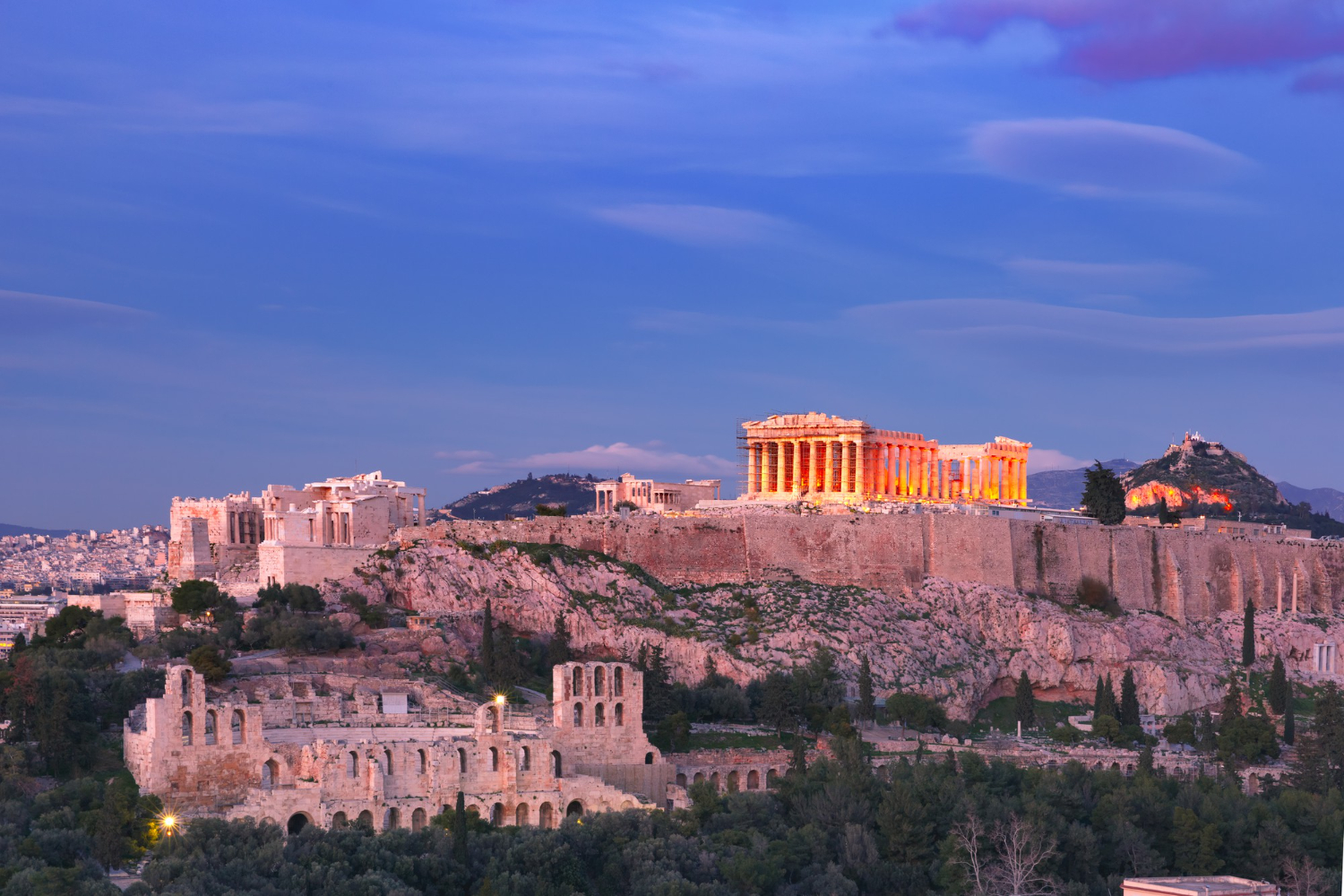 Acropolis Hill And Parthenon In Athens - Greece - 4823