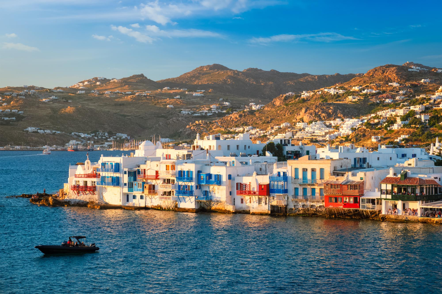 Sunset in Mykonos - Cyclades, Greece - 13115193